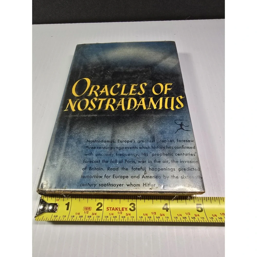 1940 Oracles of‎ Nostradamus ~ Europe's Greatest Prophet, Future Predictions